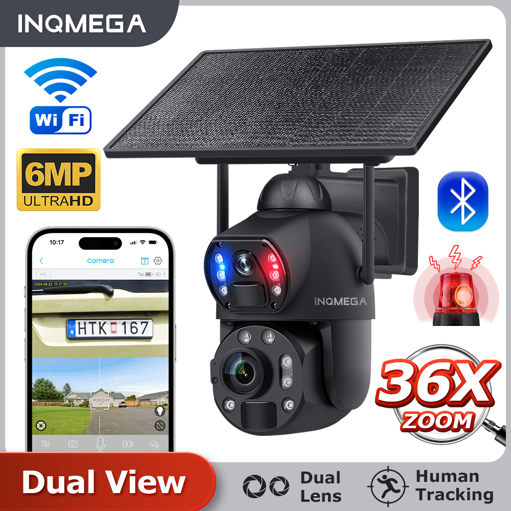Solar Panel Tilt Mount - 12MP 36X Dual Lens Solar Security