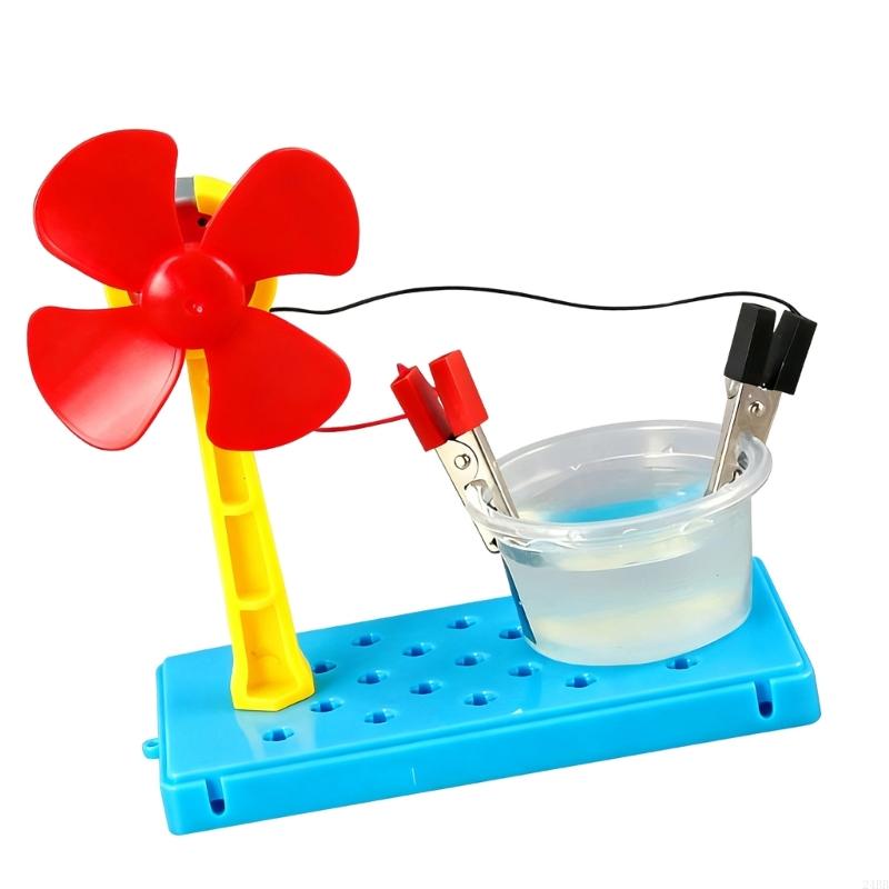 Renewable Energy Is - Hand Making Saltwater Powered Fan Science