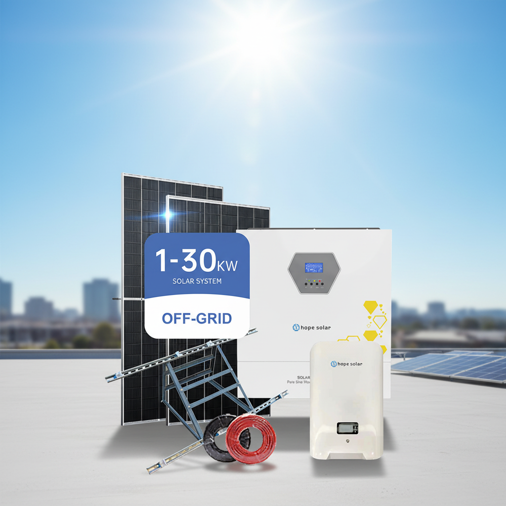 Solar Panel System 10Kw - 10KW off Grid Hybrid Solar Power