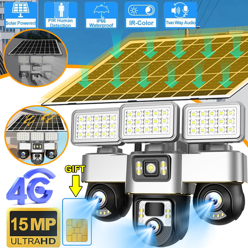 Solar Panel Tilt Mount - 4G Sim Card Camera With Solar