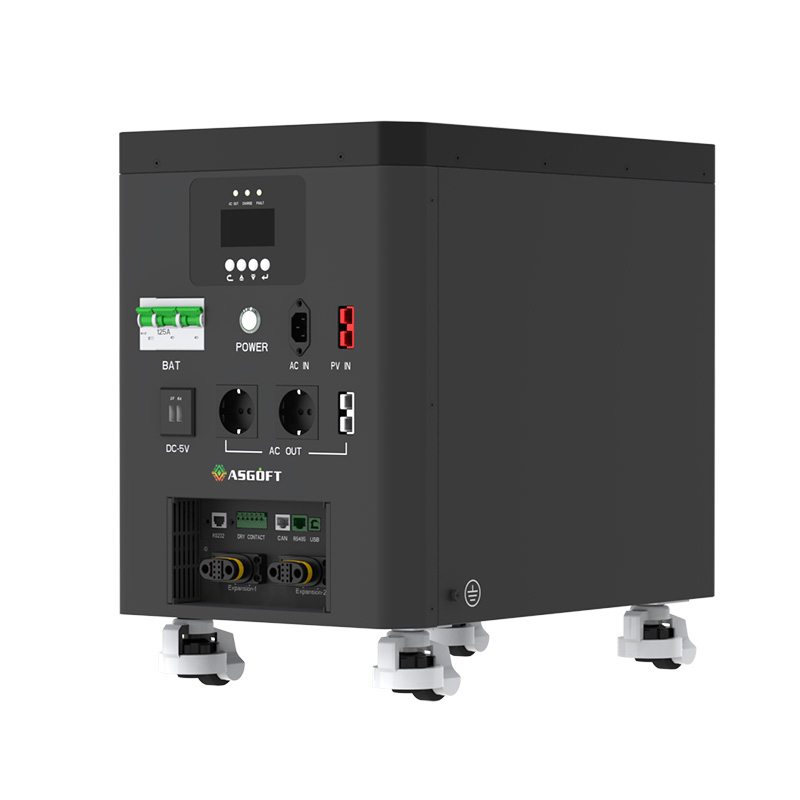 Renewable Energy Is - Asgoft 6.6kWh Portable Home Storage Battery