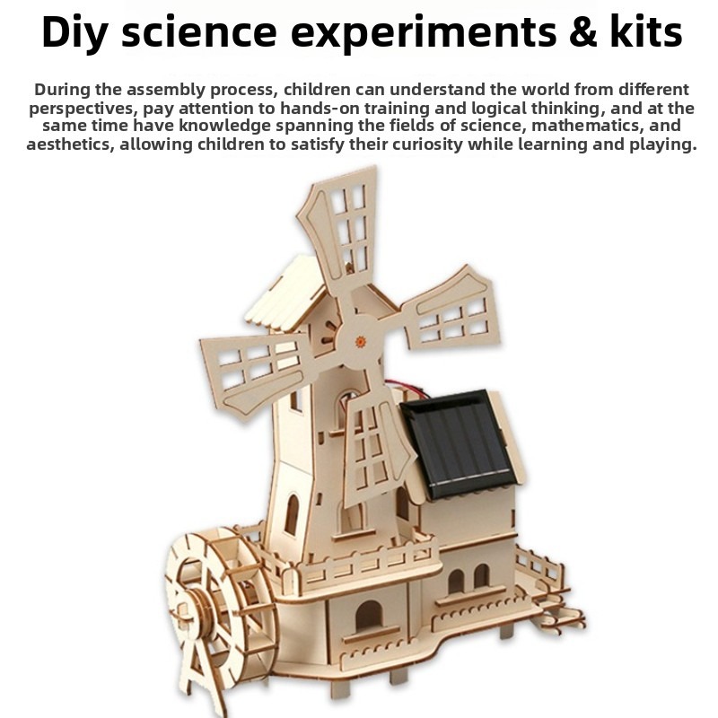 DIY Solar Energy Windmill Hous - Renewable Energy Demonstration Kit 评论和价格