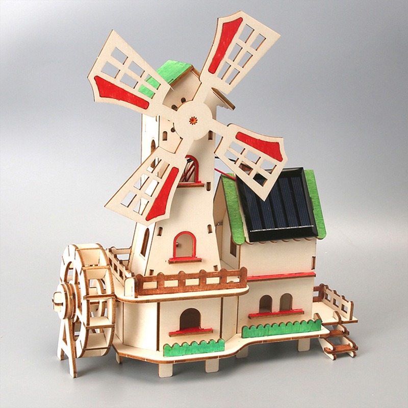 DIY Solar Energy Windmill Hous - Renewable Energy Demonstration Kit 评论和价格