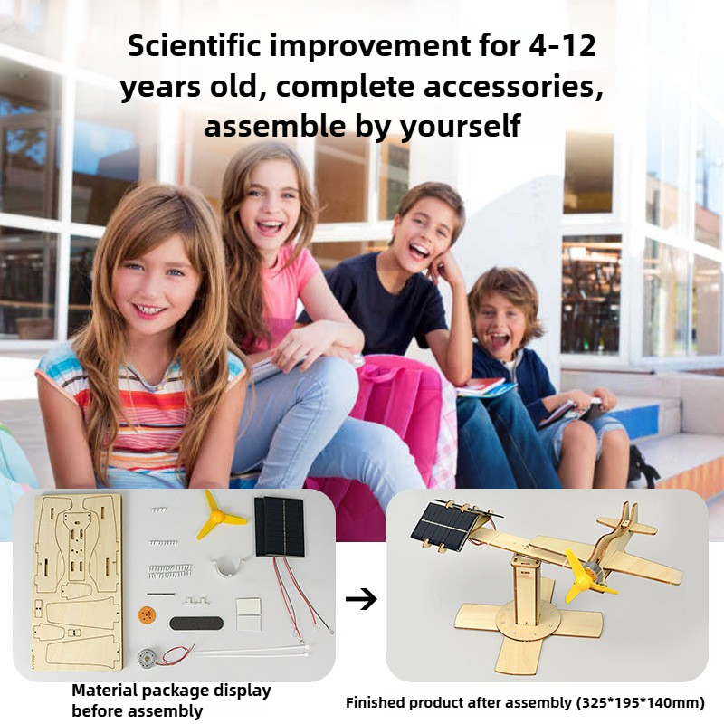 DIY Spinning Airplane Kit Sola - Renewable Energy Demonstration Kit 评论和价格