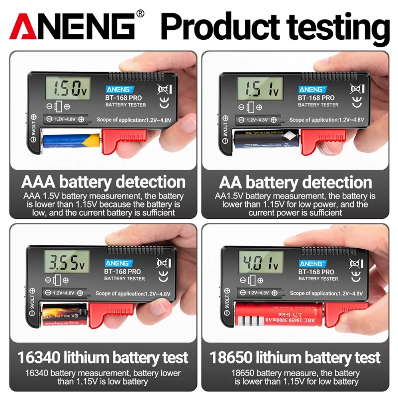 ANENG BT-168 PRO Battery Level - Renewable Energy Demonstration Kit 评论和价格